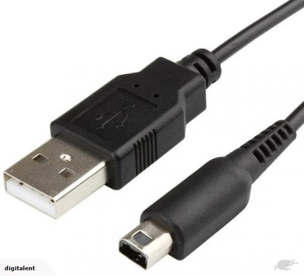 USB Charger Cable for Nintendo 3DS/3DS XL etc